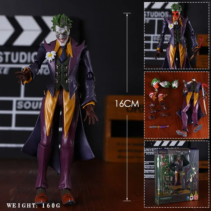 

Man pin Toy Doll SHF Unjust Alliance Clown Fully Mobile Changeable Accessories Boxed Garage Kit
