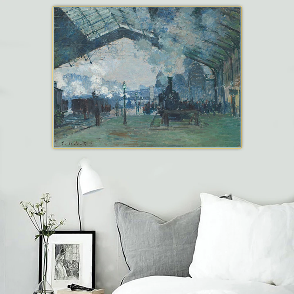 Citon Claude monet 븣  , Gare Saint-Lazare ĵ ȭ ׸   Ȩ ڷ̼