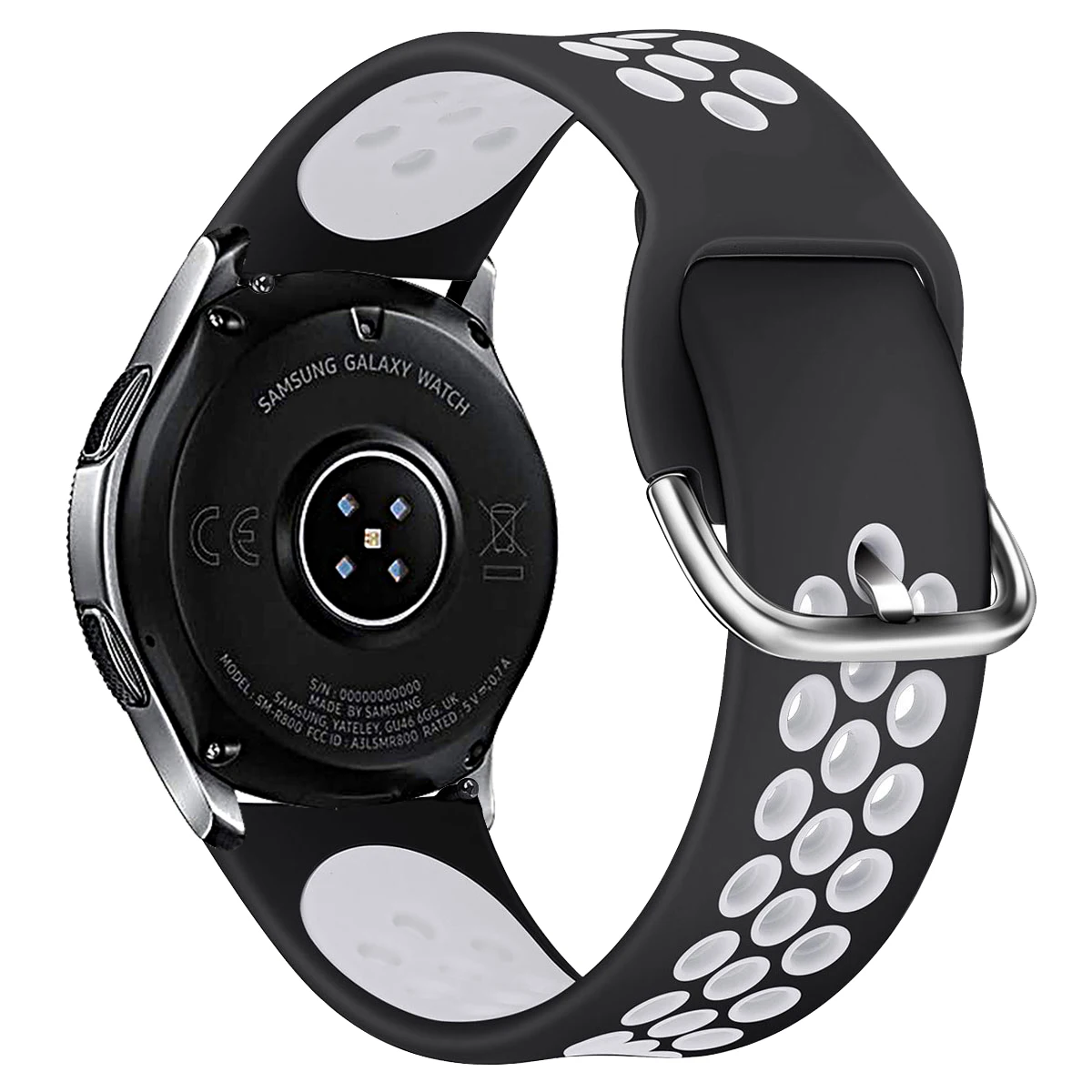 SUIMUMU Совместимость с Samsung Galaxy Watch 46 мм 22 силиконовый ремешок для часов браслет SM R800