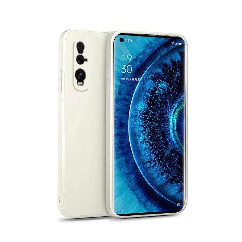 Enhanced Silicone Case with Camera Protection - Stylish Square Design and Cute Back Cover