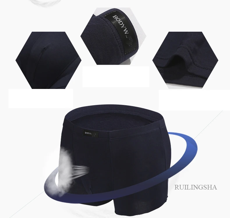 Hot Sale Men Breathable Underwear Cotton Boxers Modal Youth Boxers Male Skin-friendly Four Pieces Panties