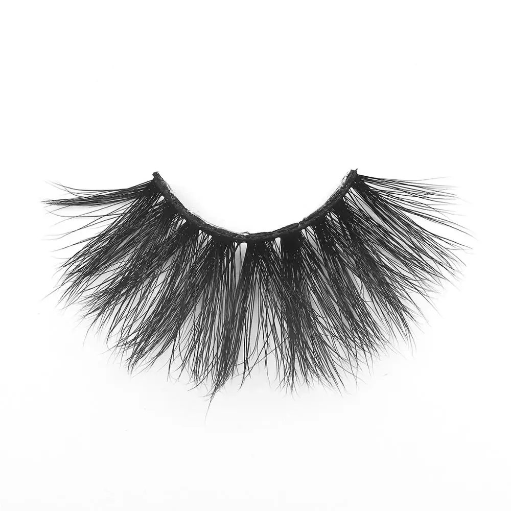 

Mink Lashes 25mm Fluffy Messy 5D False Eyelashes Full Strip Eyelashes Handmade Reusable Makeup Fake Eyelash Extension