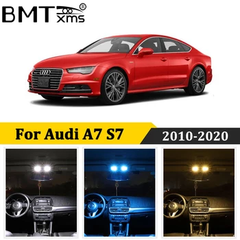 

BMTxms 16Pcs Car LED Interior Light Kit Canbus No Error For Audi A7 S7 RS7 4G 4GA 4GF Quattro Sportback Hatchback Map Lights
