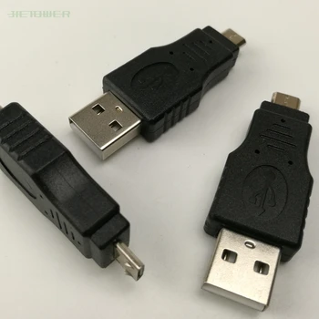 

USB Adapter Micro USB male to USB 2.0 A Male Connector Converter Adaptor 1000PCS/LOT