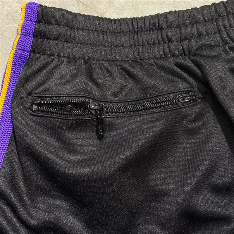 Quality Embroidered Needles Track Pants Classic Stripe