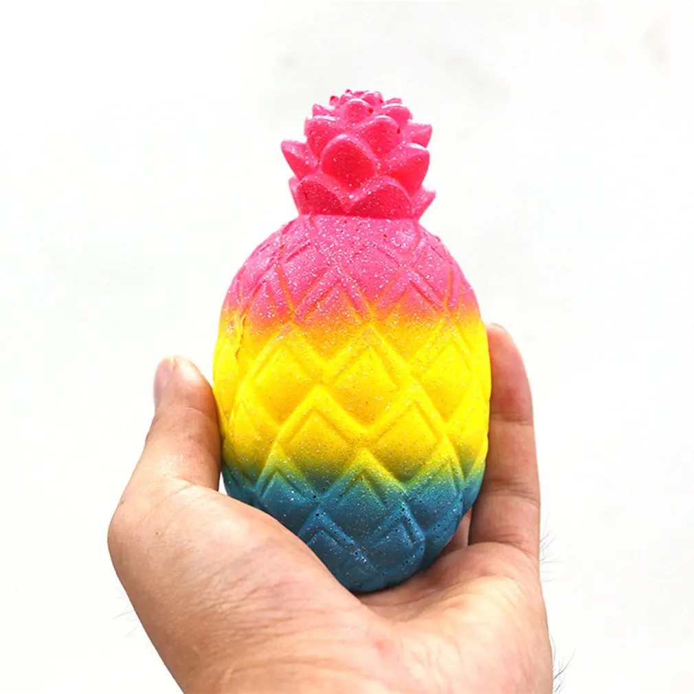 Имитация ананаса милые игрушки медленно поднимающиеся Kawaii игрушки Мягкий отскок снятие стресса подарок сжимающие игрушки