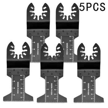 

5pcs 1-3/4 Oscillating Multi Tool Wood Saw Blade Kit For Fein Multimaster