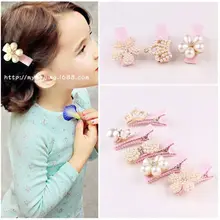 Корейский стиль, Детская жемчужная серия, заколки, зажим, интегрированный чехол для сиденья, для маленьких девочек, головной убор, аксессуары для волос