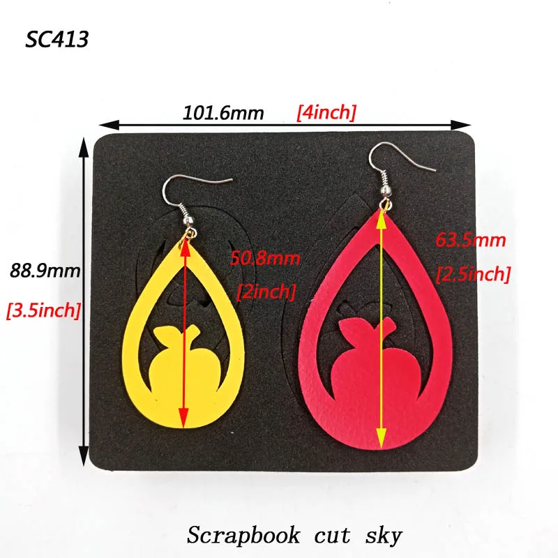 Earring-SC413 скрапбукинга срезанное небо и стальные деревянные штампы совместимы с большинством машин