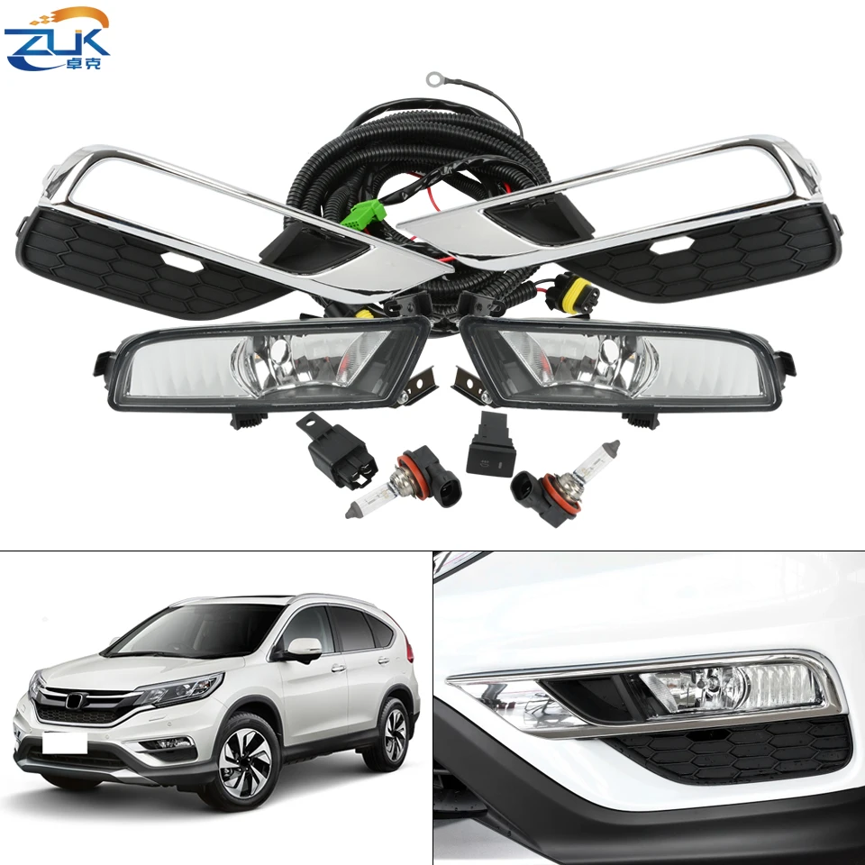 ZUK Additional Front Bumper Fog Lamp Fog Light Upgrade Modification Set