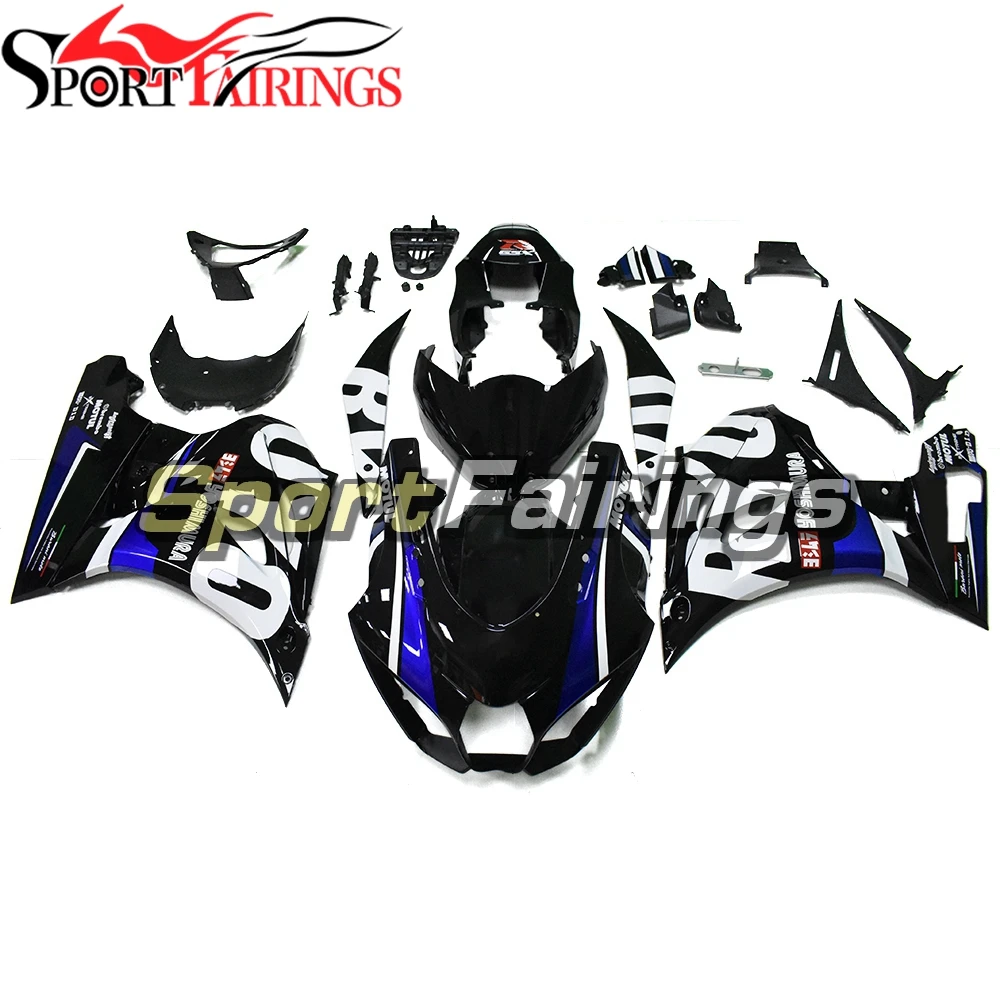 ABS пластик полный обтекатель комплект для Suzuki GSXR1000 G-SXR1000 17 18 инъекций мотоциклов глянцевый синий черный Cowlings