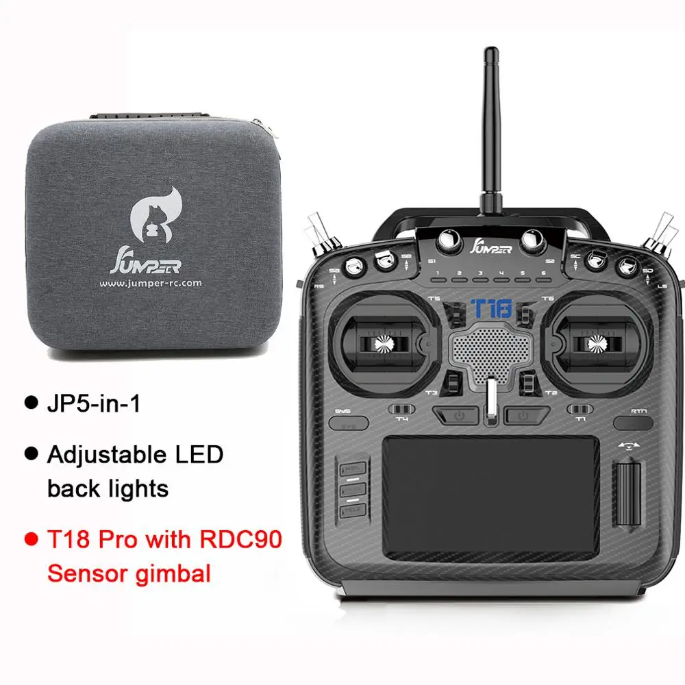 Jumper T18 Pro RDC90 сенсор JP5-in-1 мультипротокол РЧ модуль OpenTX радиопередатчик с камерами |