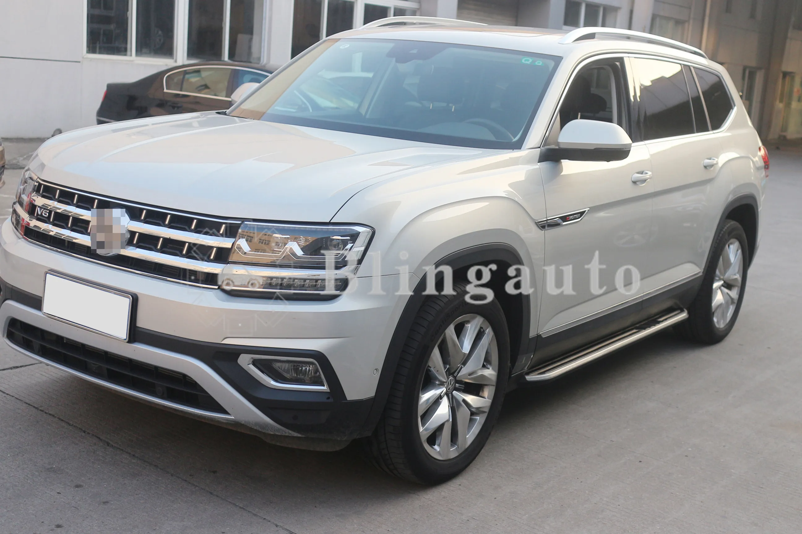 Подходит для Volkswagen Teramont Atlas 2018 2019 2020 2 шт. левая и правая алюминиевая подножка