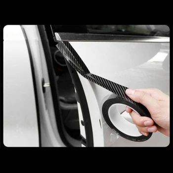

Tape Door Sill Sticker Sticky Carbon Fiber Universal Body Good flexibility