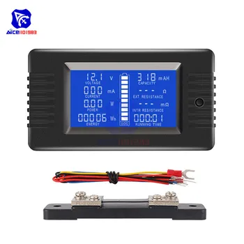

diymore PZEM-015 50A Shunt Battery Tester Voltage Amp Power Capacity Internal & External Resistance Residual Electricity Meter