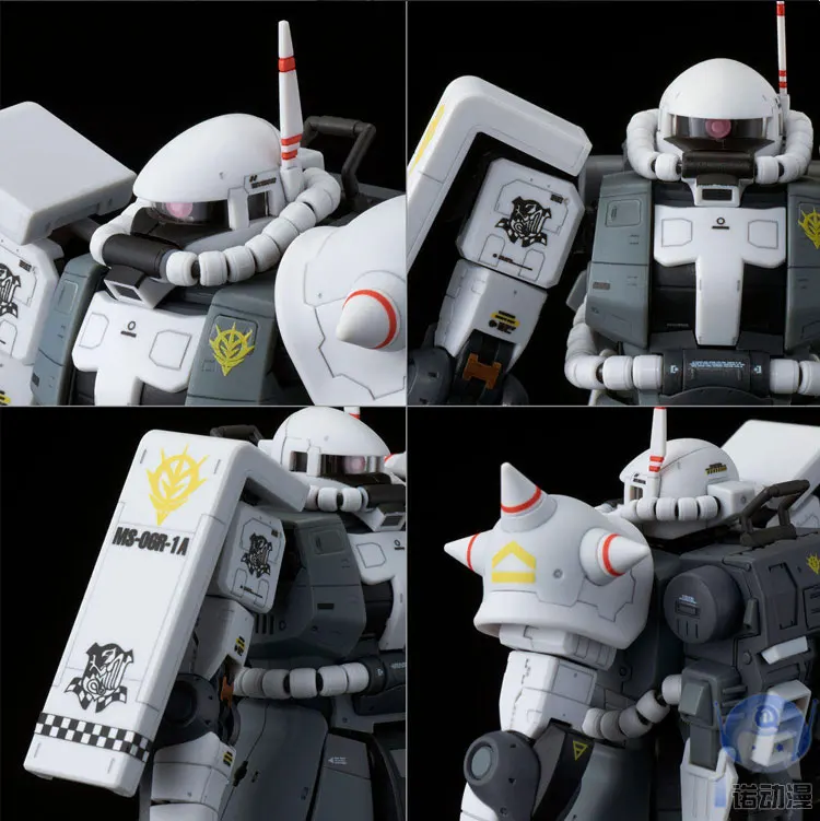Bandai оригинальная модель Gundam PB RG 1/144 MS-06R-1A модель робота-робота, подвижный костюм, детские игрушки