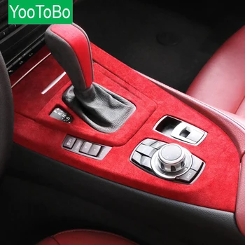 

Alcantara Gear Shift Panel Car Sticker Trim Cover Car Styling Interior Moulding Decorative for BMW Z4 E89 2009-2015