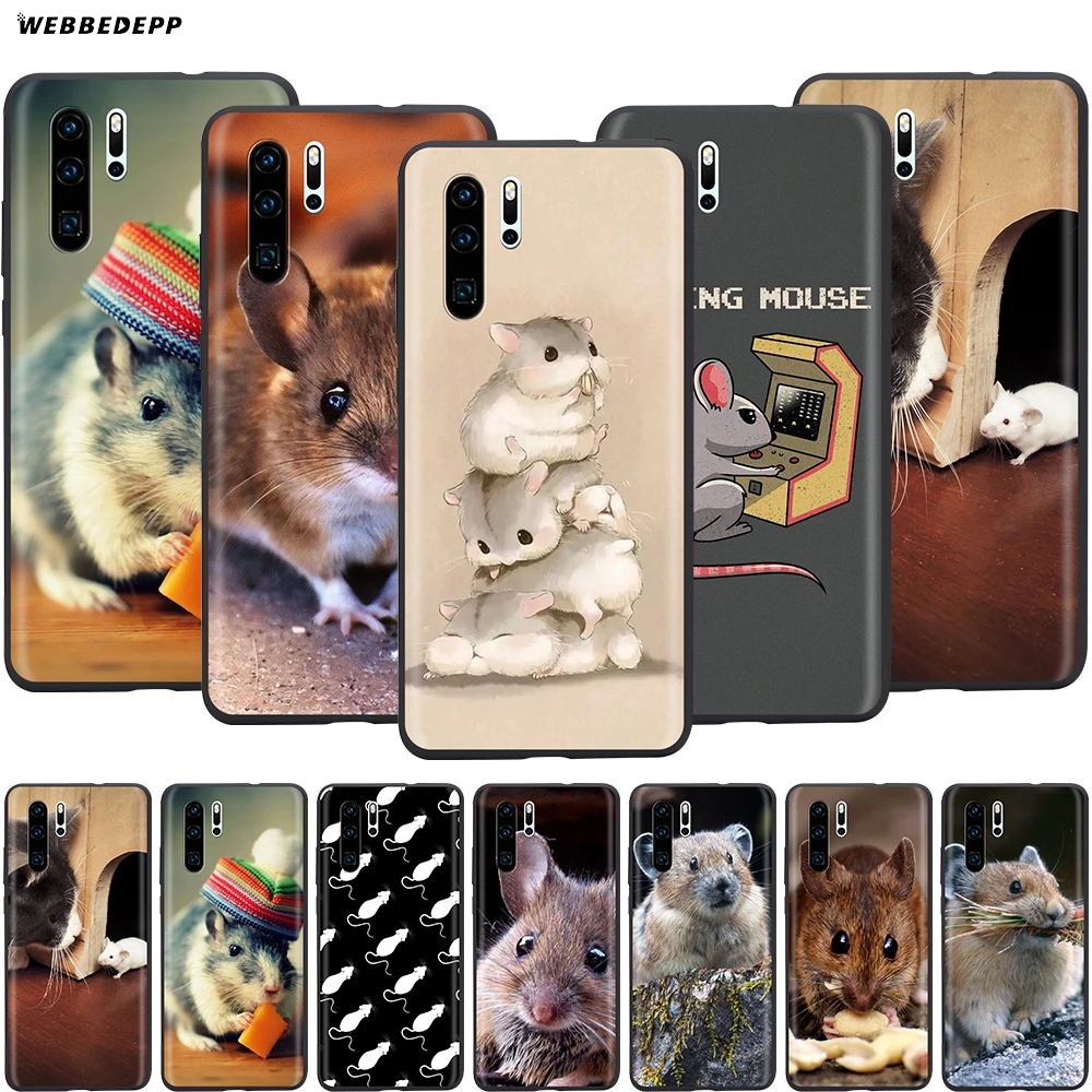 Webbedepp милый чехол с мышью для Huawei P8 P9 P10 P20 P30 Lite Pro P Smart Z 2019 Mini|Бамперы| |