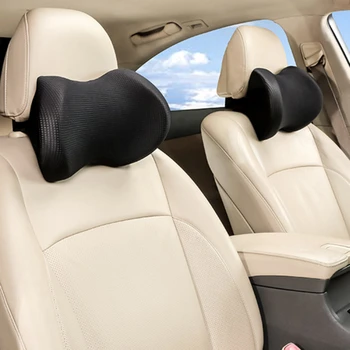 

Car Seat Head Neck Rest Massage Auto Pillow Space Memory Car Cover Vehicular Pillow Seat Headrest Accessories