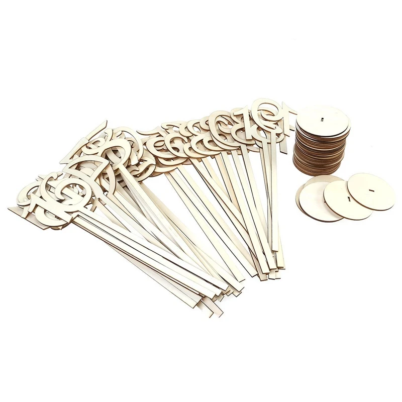 EASY-40pcs 1-40 деревянный стол цифры с держателем база для свадьбы дома свадьбы юбилей, вечеринка, украшение