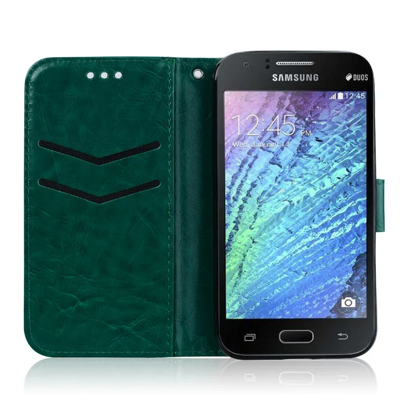 Чехол-книжка для samsung Galaxy J1 6 мягкий чехол-бумажник из ТПУ J120 J120F/ds флип-чехол для samsung J1 sm-J120F чехлы для телефонов