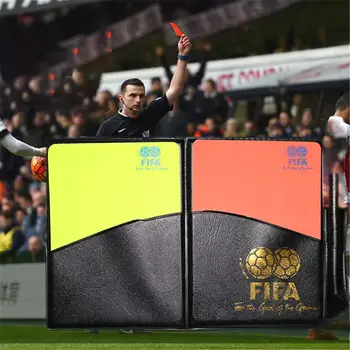 

Sport Soccer Referee Red Yellow Card With Holster Notebook Pencil Personalized Team Entertainment Sheet Set Recording Penalty