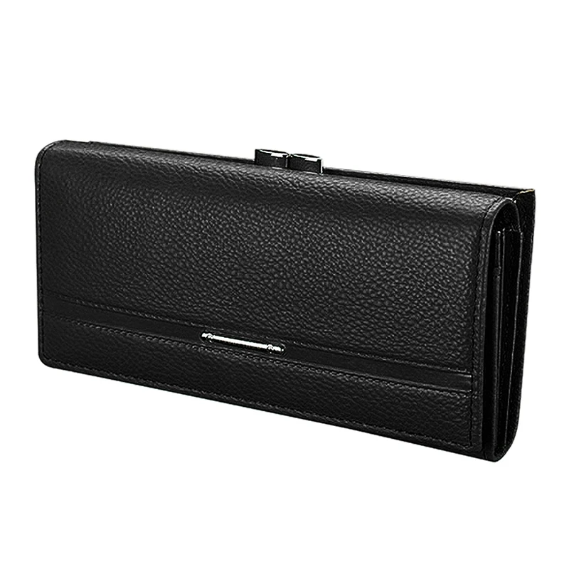 

Wallet Women's Wallet Clutch Long Design Clip Wallet Long Wallets Coin Purse Bag black