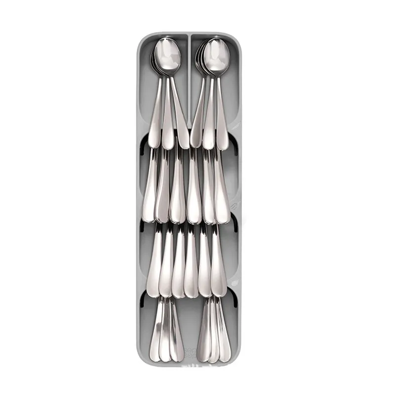 Товары для дома, кухни ящик Органайзер лоток Ложка Столовые приборы разделительная шкатулка с отделкой кухня гаджет хранения организации