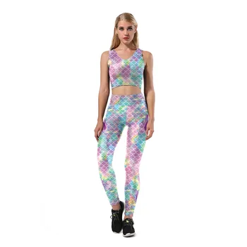 

Woman Comic Cartoon Suit Elastic Force Hit Underpant Tight Trousers Number Printing Vest Twinset