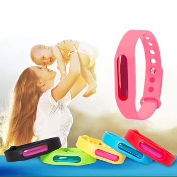 

2020 Hot Sell Mosquito Killer Silicone Wristband Summer Mosquito Repellent Bracelet Anti Mosquito Band Children Insect Killer