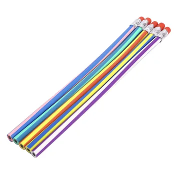 

NEW-50PCS Soft Flexible Bendy Pencils Magic Bend Kids Children School Fun Equipment