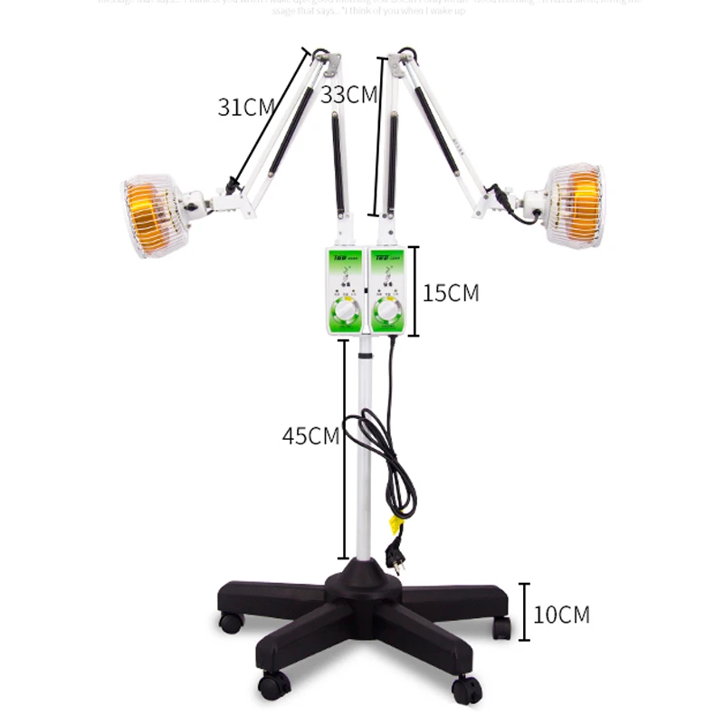 Расслабляющий массажный двойной головной светильник Электрический TDP терапевтический прибор для физиотерапии электромагнитное устройство для волновой терапии