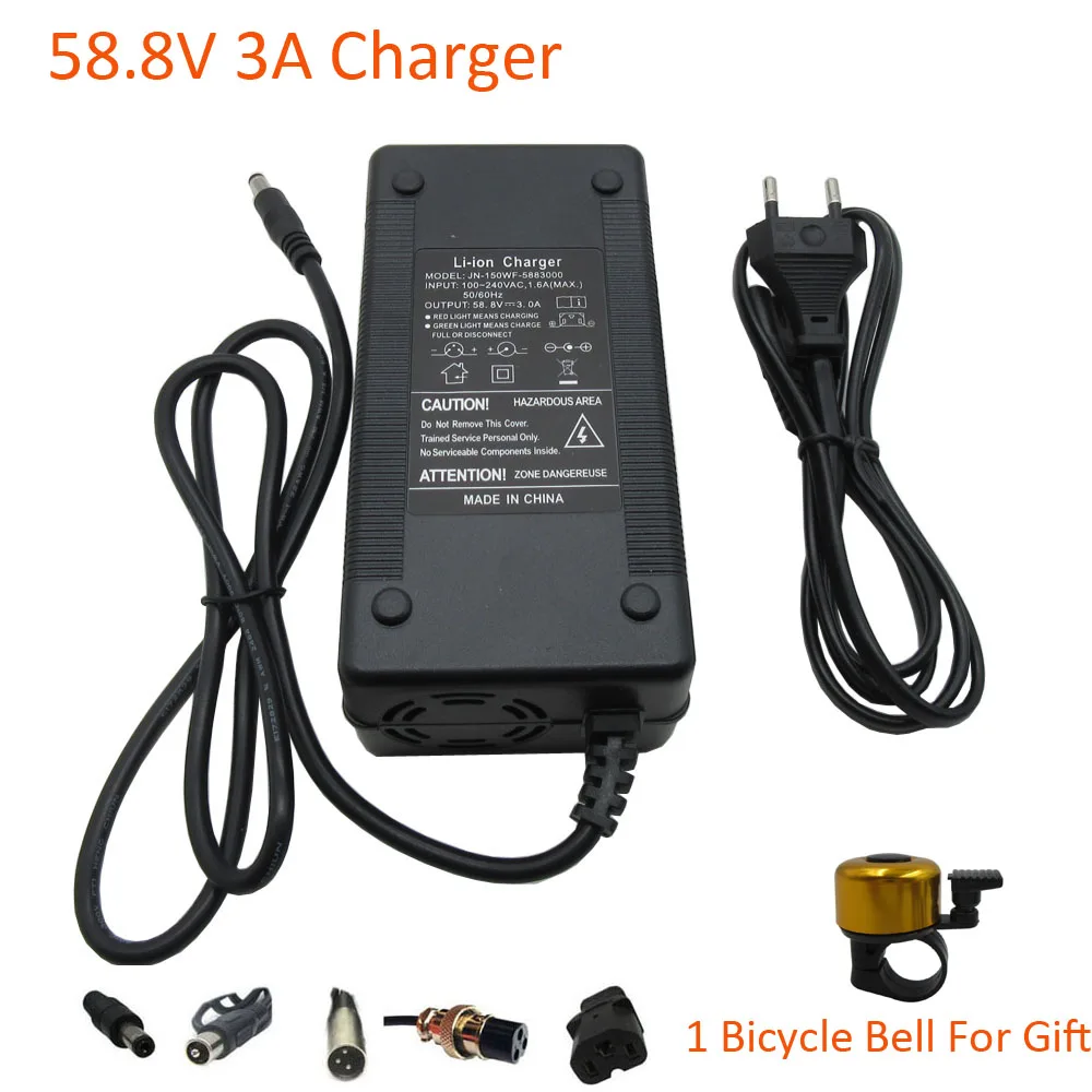 58 8 в 3A литиевое зарядное устройство DC 5 5*2 1 XLRM GX16 RCA разъем используется для 51 52 14S