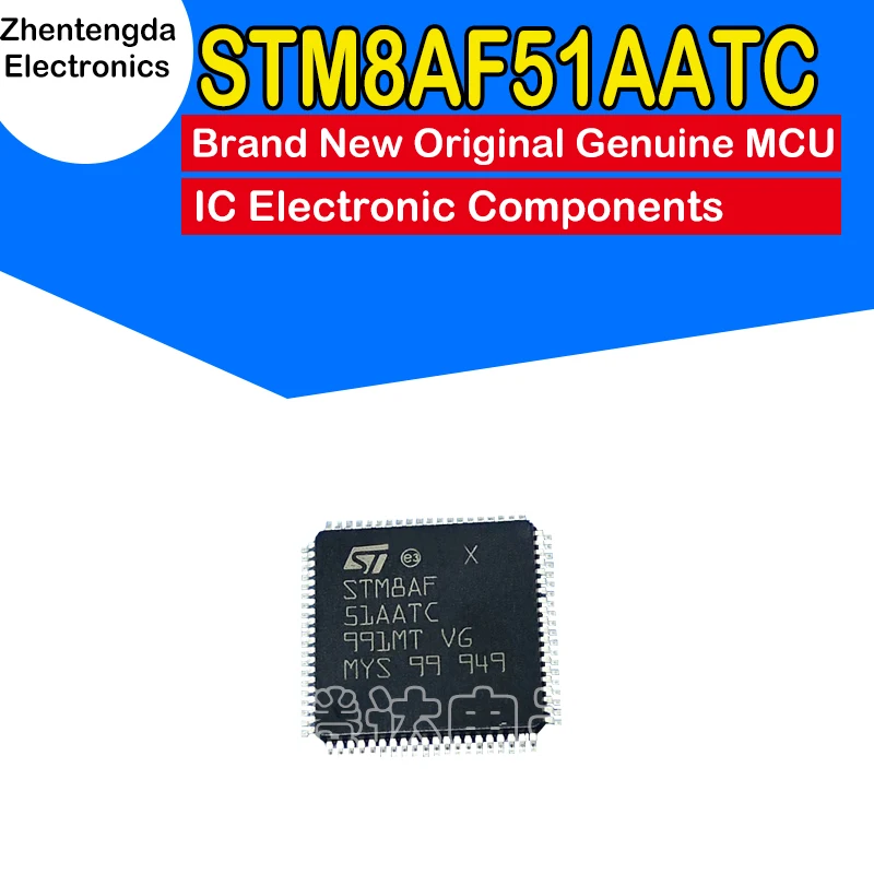 STM8AF51AATC STM STM8 STM8AF STM8AF51 STM8AF51AA QFP-80 IC MCU | Электронные компоненты и принадлежности