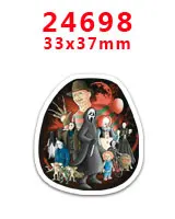 30 шт плоских смолы Хэллоуин catoon смолы pr24603 - Цвет: 24698