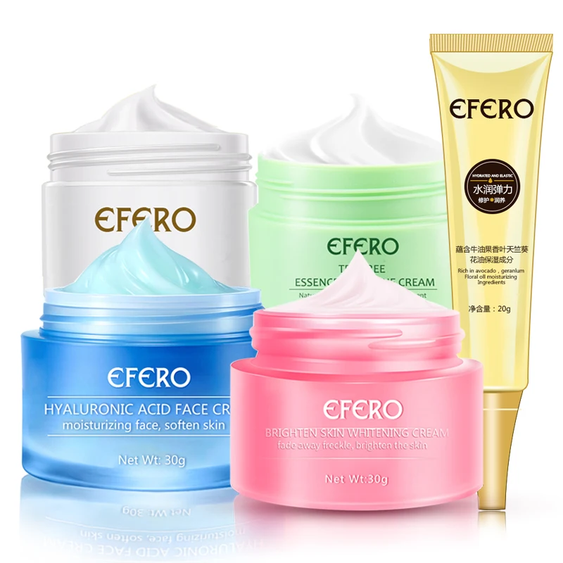 

Whitening Cream for Face Shrink Pores Snail Cream Anti Aging Freckle Wrinkle Eye Cream Hyaluronic Acid Face Serum Acne Removal