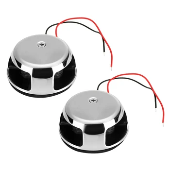 

12V 2W Universal Boat LED Navigation Light Lamps for Marine Boat Yacht Red + Green Sailing Signal Light Stainless Steel