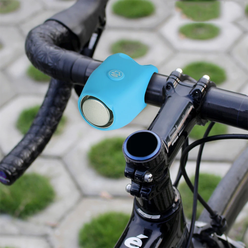 Велосипедный колокольчик детское оборудование для предупреждения клаксон велосипедный силиконовый Электрический горный велосипед коляска универсальный силиконовый динамик