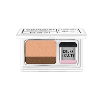 

Lazy Seal Eyeshadow Two-color Gradient Eyeshadow with Brush Matte Waterproof and Sweatproof Makeup Cosmetics