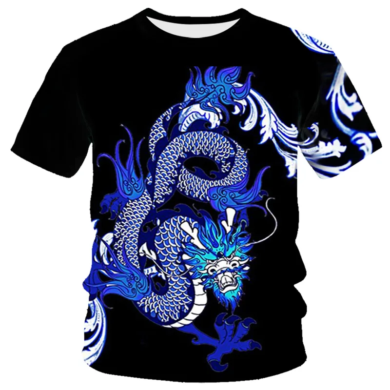 Newest 3D Printing Mythical Totem Avenue Street Eye-Catching Novelty Short-Sleeved Summer Men's And Women's T-Shirt | Мужская
