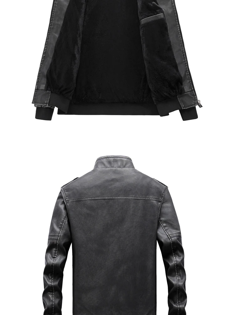 Новинка года; сезон осень; байкерская куртка с воротником-стойкой; Chaqueta De Cuero