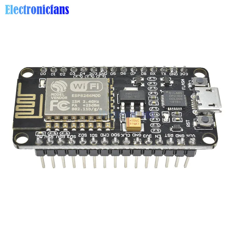 5 шт. CP2102 ESP8266 ESP-12 ESP-12E NodeMcu v2 wifi беспроводной модуль Интернет вещей макетная плата Micro USB для ttl