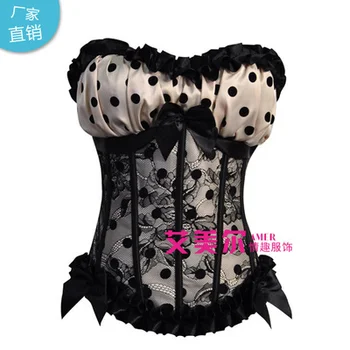 

Temperament and interest clothing Bowknot lace belt cup shapewear sexy appeal