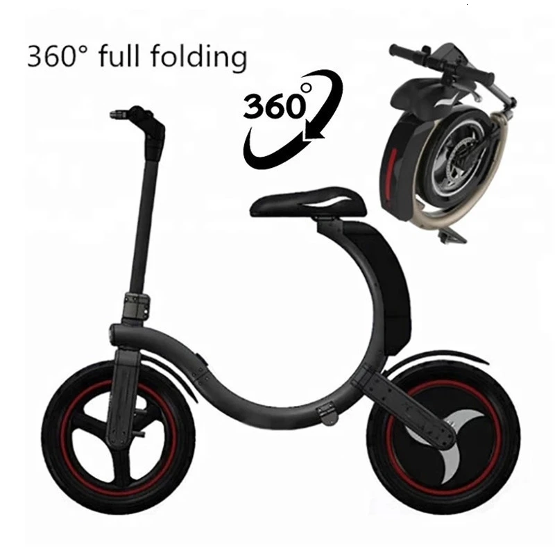 

2019 Foldable Electric Bike 14 Inch 450W Mini Folding Electric Bicycle For Adults