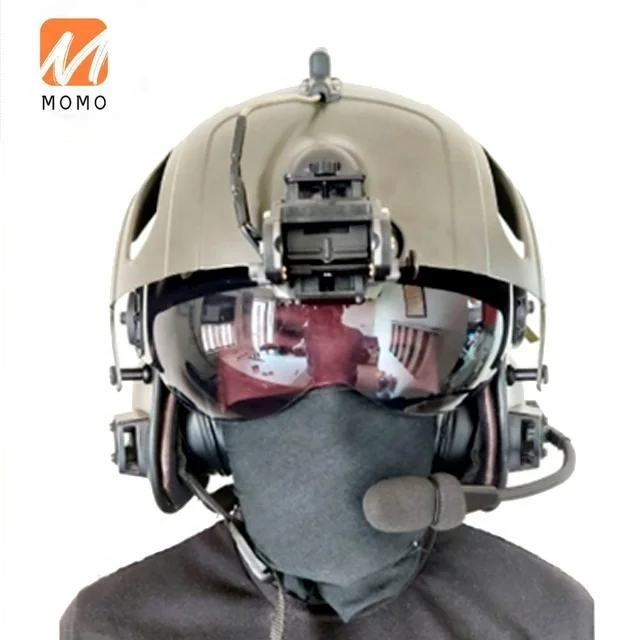 TZAviation Rotary wing Helicopter pilot Aviation Headset Helmet (Air