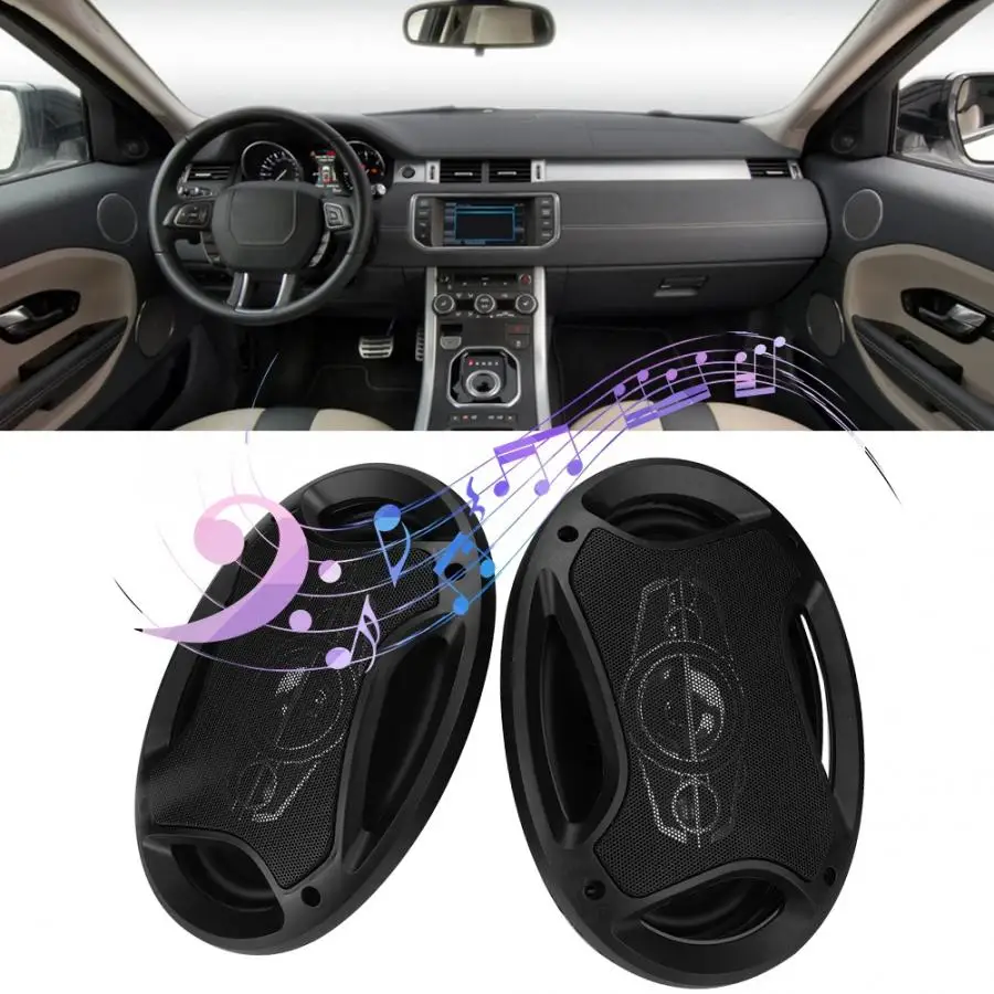 1 пара TS-6985 6x9in 800 Вт Авто стерео аудио коаксиальные динамики громкоговоритель автомобильные аксессуары черный