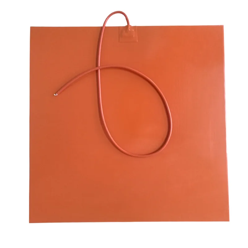 Plataforma de aquecimento de silicone para impressora 3D 300x300mm 110V220V almofada de aquecimento de impressão de placas