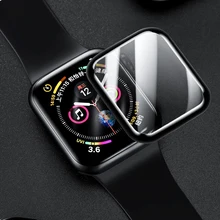 Защитная пленка для Apple Watch band 4 5 iwatch band 42 мм 38 мм 44 мм 40 мм 3D полное покрытие изогнутая поверхность закаленное стекло 44