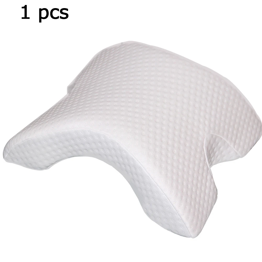 Многофункциональная подушка из пены с эффектом памяти для сна C дуговой туннельной формы Массажная подушка для шеи Подушка для отдыха - Цвет: 1 pcs