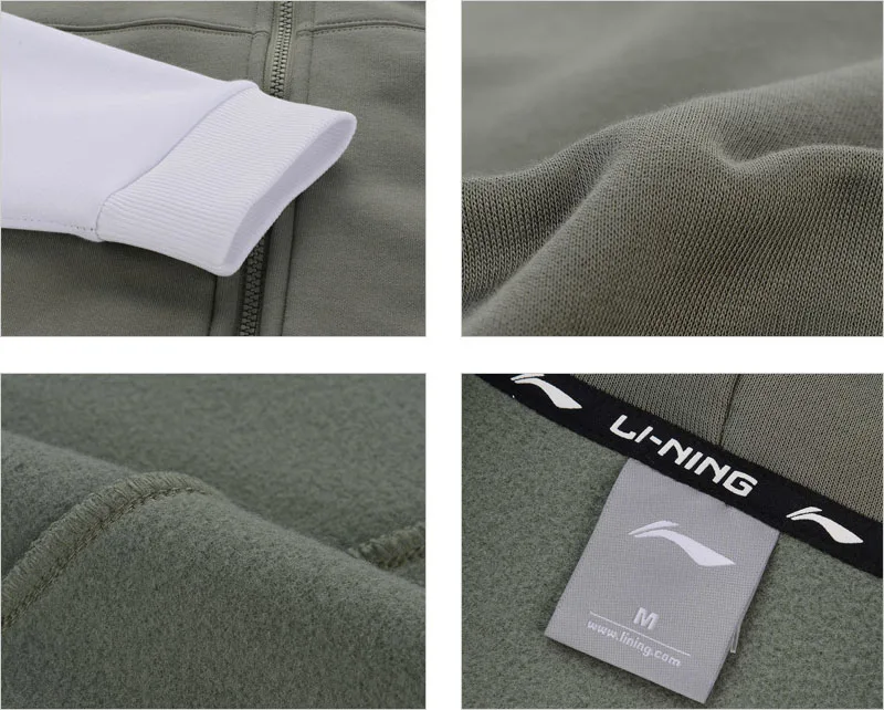 Li-Ning женский трендовый свитер с капюшоном, свободный крой, флис, 64% полиэстер, 36% хлопок, подкладка, спортивные топы AWDP536 WWW1070